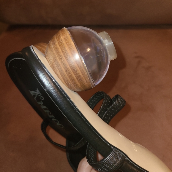 Spherical Clear Heel Slip On Pum - Picture 4 of 5